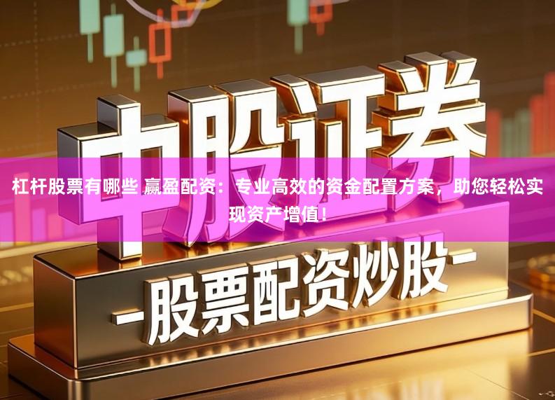 杠杆股票有哪些 赢盈配资：专业高效的资金配置方案，助您轻松实现资产增值！